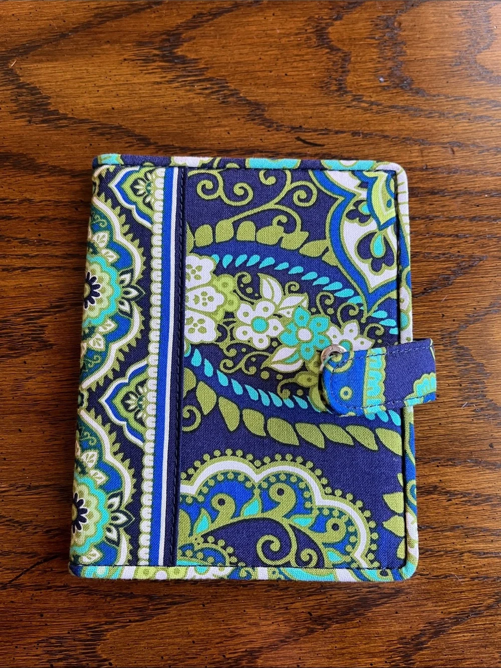 Vera Bradley Passport Holder Rhythm and Blues Pattern